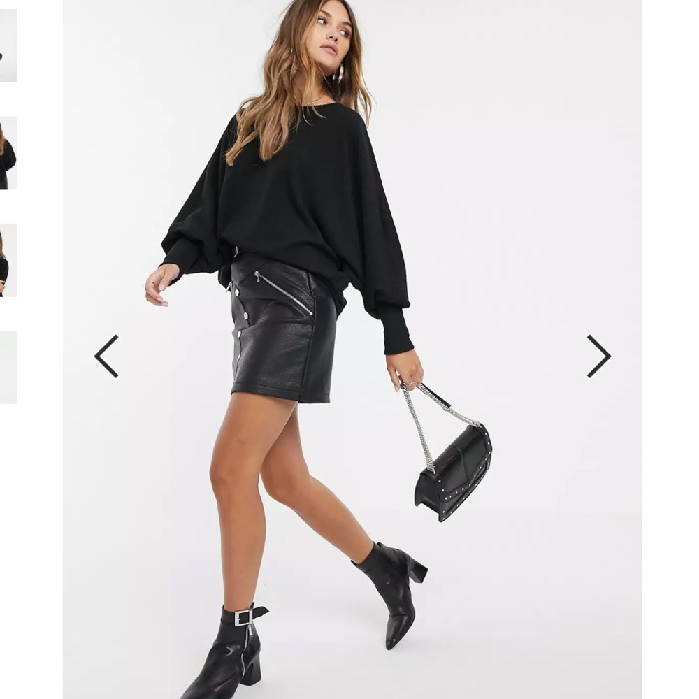 ASOS Ribbed Knit, Batwing Sweater